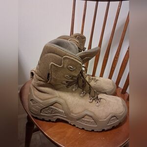 LOWA Tactical Gore Tex Desert Tan Hiking/Work Boots Mens 8.5